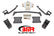 BMR 79-04 Fox Mustang Torque Box Reinforcement Plate Kit(TBR005H And TBR003H) - Black Hammertone