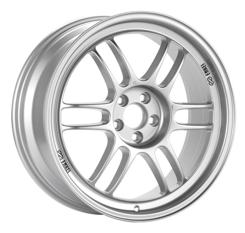 Enkei RPF1 17x10 5x114.3 38mm Offset 73mm Bore Silver Wheel 93-98 Supra