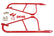 BMR 08-17 Challenger Bolt-On Subframe Connectors - Red