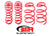 BMR 05-14 S197 Mustang GT Drag Version Lowering Springs (Set Of 4) - Red