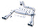 Borla 98-01 CAMARO/TRANS AM 5.7L V8 AT/MT Catback Exhaust Quad Tips
