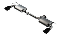 Borla S-Type Axle-Back Exhaust — 2019-2025 Mazda 3 Hatchback 2.0L & 2.5L | Black Chrome T-304 SS, 4in Tips | 11970BC