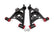 BMR 79-93 Fox Mustang Non-Adj Lower A-Arms Standard Ball Joint Spring Pocket - Black Hammertone