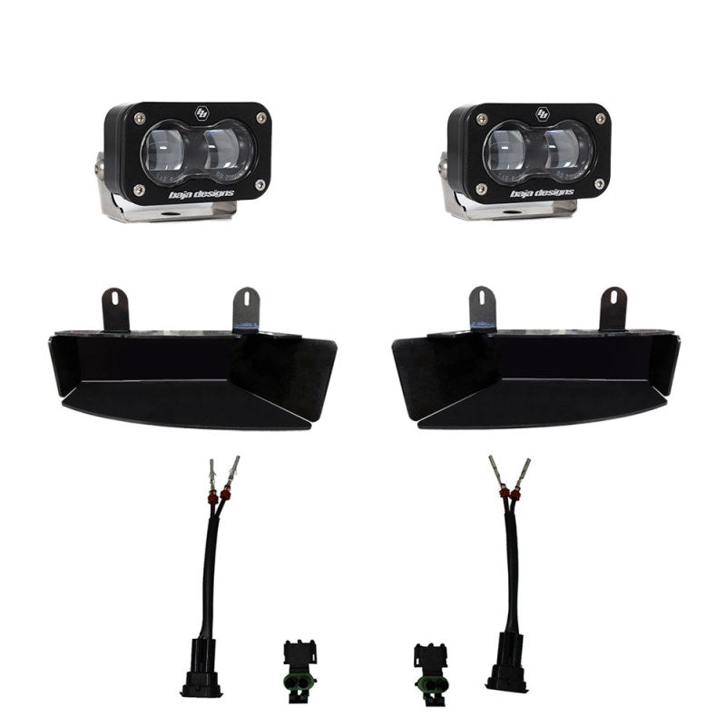 Baja Designs 19-22 Dodge RAM 2500/3500 S2 SAE Fog Pocket Light Kit - Clear