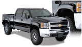 Bushwacker 07-13 Chevy Silverado 1500 Fleetside Pocket Style Flares 4pc 78.7/97.6in Bed - Black