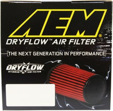 Load image into Gallery viewer, AEM Dryflow Air Filter 2.75in X 5in Dryflow- w/Hole