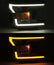 AlphaRex 18-19 Ford F-150 PRO-Series Proj Headlights Plank Style Gloss Blk w/Activ Light/Seq Signal