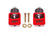 BMR Chevy SS and Pontiac G8 Motor Mount Kit (Solid Bushings) Red