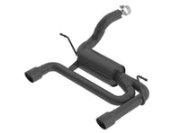 Borla S-Type Axle-Back Exhaust — 2018-2026 Jeep Wrangler JL/JLU 3.6L | Black Ceramic SS, 3.5in Tips | 11956CB