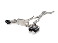 Akrapovic 2021 BMW M8/M8 Competition (F91/F92) Evolution Line Cat Back (Titanium) w/Carbon Tips