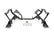 BMR 79-95 Ford Mustang K-Member Standard Version - Black Hammertone