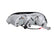 ANZO 1996-1998 Honda Civic Projector Headlights w/ Halo Black
