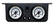 Air Lift Dual Gauge Panel Assembly for 25812