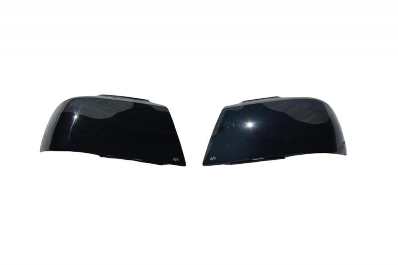 AVS 87-91 Ford Bronco Headlight Covers - Black