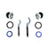 Bilstein B14 (PSS) 13-14 Ford Focus ST L4 Front & Rear Monotube Performance Suspension Kit