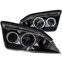 Load image into Gallery viewer, ANZO 2005-2007 Ford Focus Projector Headlights w/ Halo Black