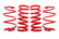 BMR 15-20 Ford Mustang S550 Lowering Spring Kit (Set Of 4) - Red