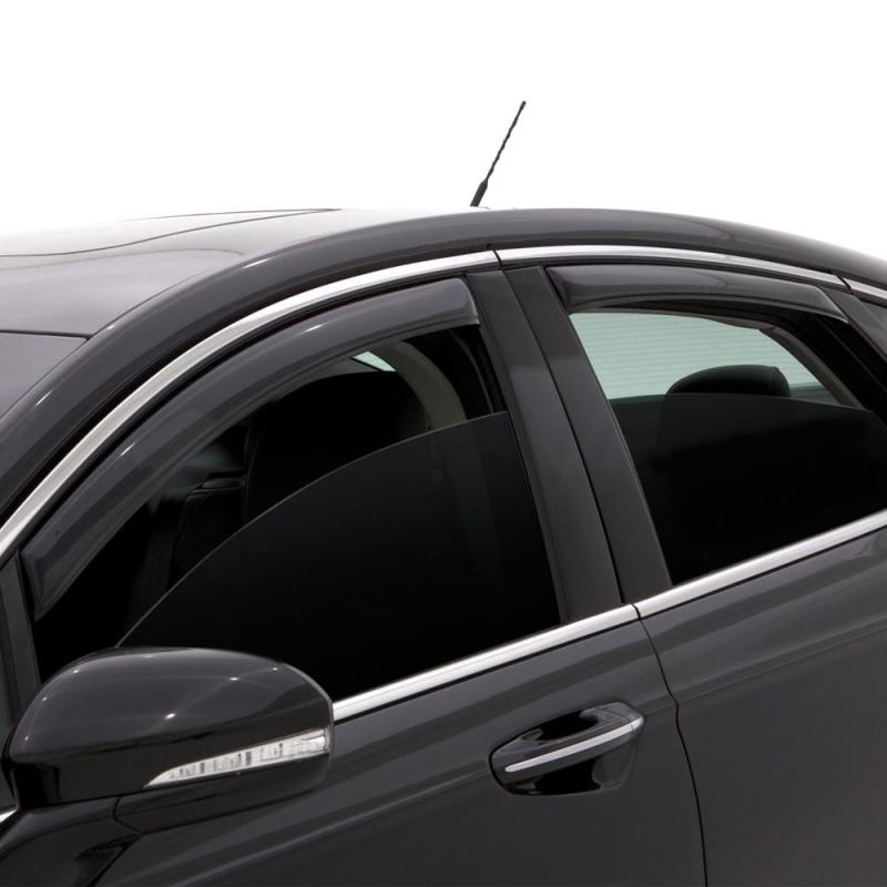 AVS 11-18 Jeep Grand Cherokee (Not L Model) Ventvisor In-Chnl FRT & RR Window Deflectors 4pc - Smoke