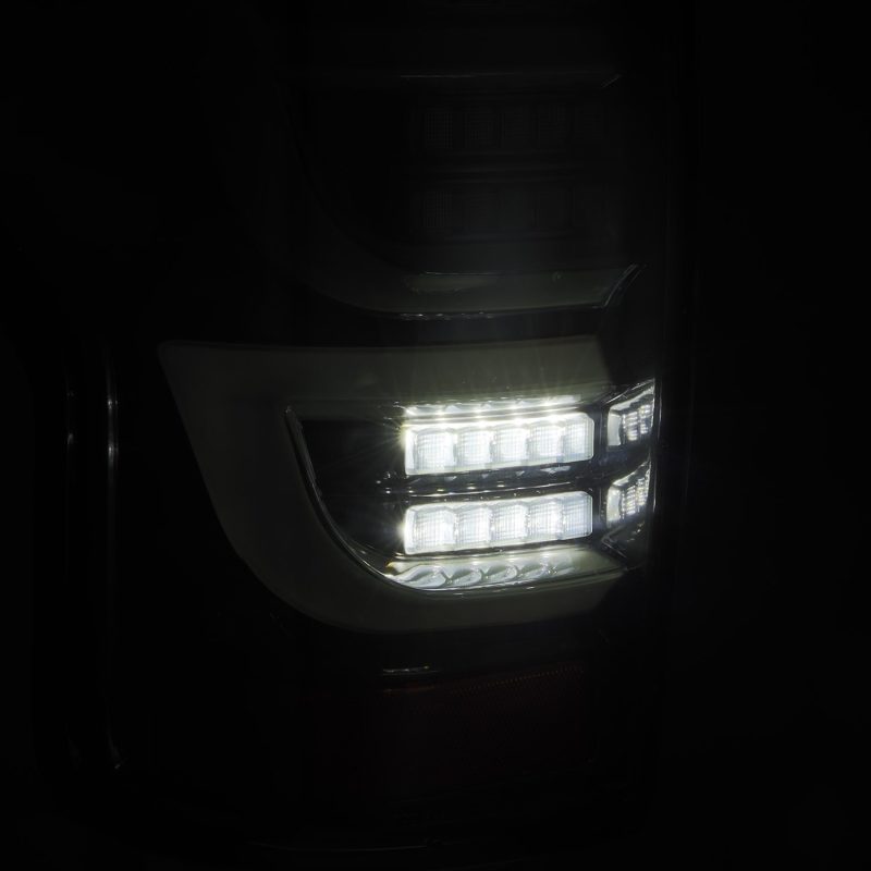 AlphaRex 07-13 Toyota Tundra LUXX-Series LED Tail Lights Alpha-Black