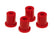 Prothane 76-86 Jeep CJ5/CJ7 Rear Frame Shackle Bushings - Red