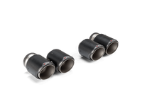 Akrapovic 2021+ BMW G87 M2, G80 M3 &amp; G82 M4 Classic Carbon Design Tail Pipe Set