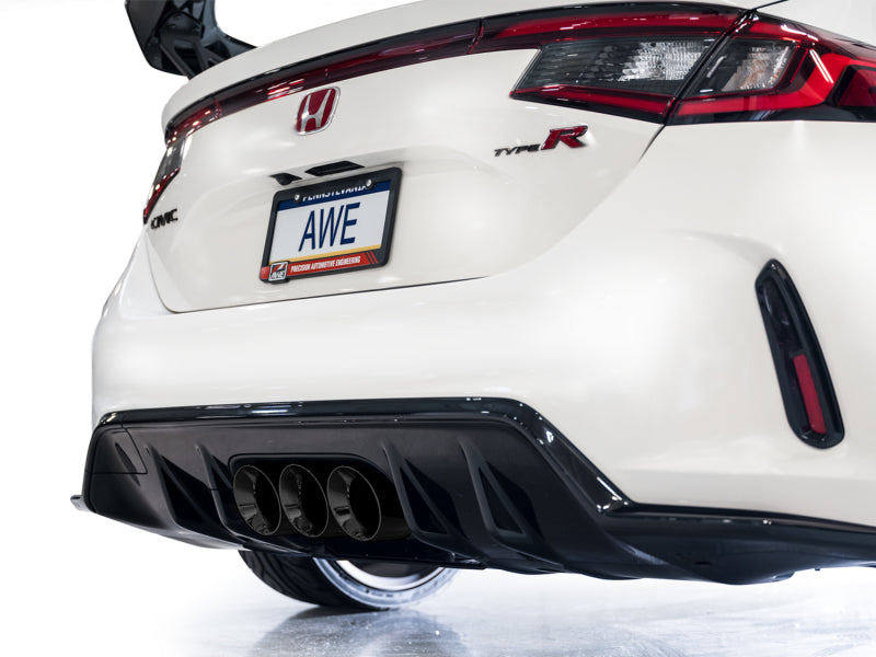 AWE Tuning 2023 Honda Civic Type R FL5 Track Edition Exhaust w/ Triple Diamond Black Tips