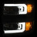 ANZO 2015-2016 Chevrolet Silverado Projector Headlights w/ Plank Style Design Chrome w/ Amber