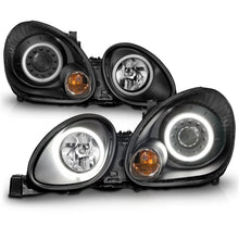 Load image into Gallery viewer, ANZO 1998-2005 Lexus Gs300 Projector Headlights w/ Halo Black