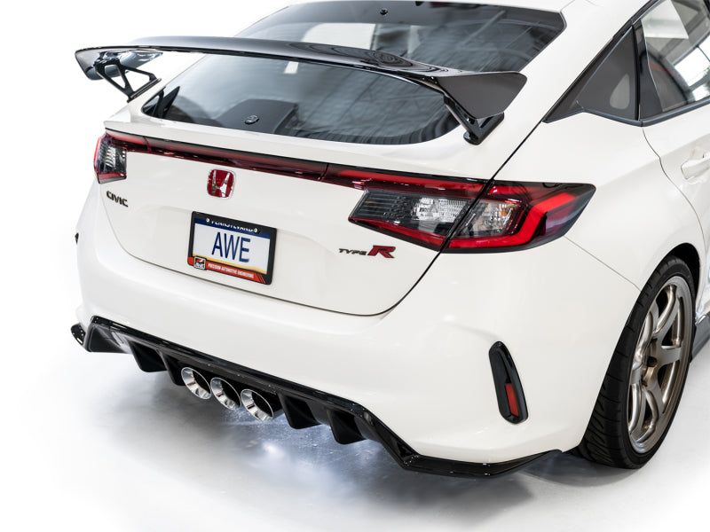 AWE Tuning 2023 Honda Civic Type R FL5 Touring Edition Exhaust w/ Triple Chrome Silver Tips