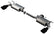 Borla S-Type Axle-Back Exhaust — 2019-2025 Mazda 3 Hatchback 2.0L & 2.5L | Black Chrome T-304 SS, 4in Tips | 11970BC