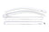 AVS 15-18 Chevy Silverado 2500 Crew Cab Ventvisor Front & Rear Window Deflectors 4pc - Chrome
