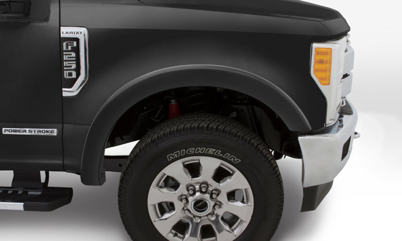 Bushwacker 17-18 Ford F-250 Super Duty OE Style Flares 4pc - Black