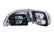 ANZO 1992-1995 Honda Civic Taillights Red/Clear