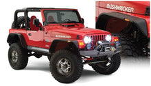 Load image into Gallery viewer, Bushwacker 97-06 Jeep Wrangler Flat Style Flares 4pc - Black