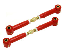 Load image into Gallery viewer, BMR 10-15 5th Gen Camaro Rear Adj. Toe Rods (Polyurethane) - Red