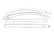 AVS 15-18 Chevy Silverado 2500 Crew Cab Ventvisor Front & Rear Window Deflectors 4pc - Chrome