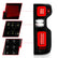 ANZO 19-21 Chevy Silverado Work Truck Full LED Taillights Blk Housing Smoke Lens G2 (w/C light Bars)