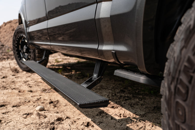 AMP Research 19-22 Ram 1500 Crew Cab PowerStep Xtreme - Black (Incl OEM Style Illumination)