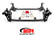 BMR 15+ Ford Mustang GT Lightweight K-Member - Black Hammertone