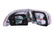 ANZO 1992-1995 Honda Civic Taillights Red/Clear